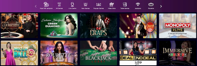 Games and Software Genesis Casino